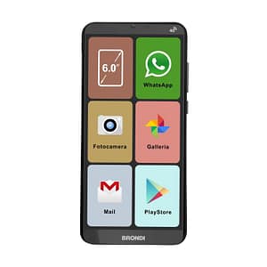 Brondi amico smartphone xl 6“ 2gb 16gb dual sim nero