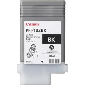 Canon pfi-102bk serbatoio nero per ipf500/ipf600/ipf605/ipf610 130ml (0895b001aa)