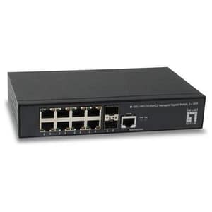 Levelone gel-1061 switch di rete gestito l2 gigabit ethernet 10-100-1000 nero 19u