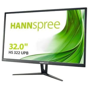 Hannspree hs322upb 31.5 led tft quad hd 60hz 5ms hdmi displayport hub usb altoparlanti incorporati nero