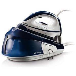 Ariete 5571 steam power easy ferro da stiro con caldaia 2.400 w serbatoio 1.8 lt removibile colpo vapore 130gr. 120 gr/min piastra in ceramica bianco/blu