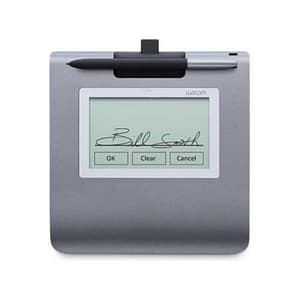 Wacom tavoletta acquisizione firma elettronica grafometrica con penna grigio