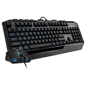 Cooler master devastator 3 plus sgb-3001-kkmf1-it, tastiera gaming meccanica e mouse combo, retro-illuminazione led 7 colori