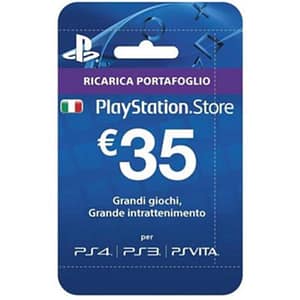 Sony computer ent. playstation live card hang ricarica 35?