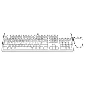 Hp bfr with pvc free kit set mouse e tastiera usb italia per proliant dl560 gen8, microserver gen8, ml310e gen8, ml350e gen8, sl250s gen8, sl270s gen8