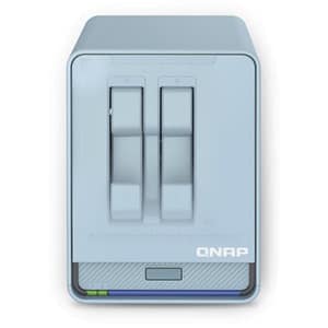 Qnap qmiroplus-201w nas desktop collegamento ethernet lan blu j4125