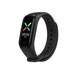 Oppo band sport tracker smartwatch con schermo amoled a colori 1.1“ 5atm carica magnetica, impermeabile 50m, pedometro fitness cinturino cardiofrequenzimetro [versione italia], colore black