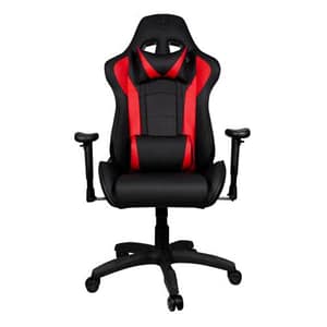 Cooler master gaming chair caliber r1 poltrona gaming ecopelle black/red