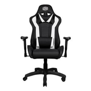 Cooler master gaming chair caliber r1 poltrona gaming ecopelle black/white