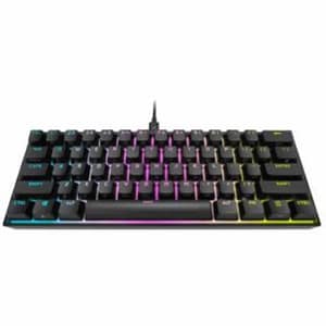 Corsair k65 mini tastiera gaming rgb meccanica mx cherry red usb layout inglese black