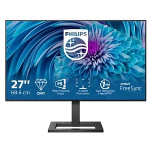 Philips 275e2fae monitor 27“ led ips qhd, 2560*1440, amd freesync, 1ms, 75hz, frameless, 2 hdmi, display port, speakers integrati, vesa, nero