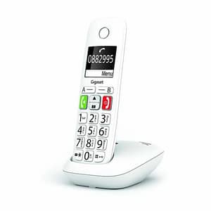 Gigaset e290 cordless senior dect 2 tasti chiamata rapida white