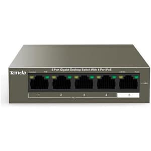 Tenda teg1105p-4-63w5p switch lan gigabit desktop 10-100-1000m 4 porte supporto poe