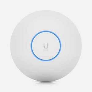 Ubiquiti u6-lr access point wireless unifi 6 long-range 3000 mbit/s 300 utenti supporto poe bianco
