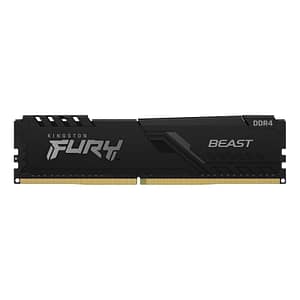 Kingston fury beast memoria ram 8gb 3200mhz ddr4 cl16 dimm black