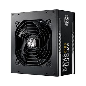 Cooler master mwe 850 gold v2 alimentatore completamente modulare (spina ue) – alimentatore 80 plus gold da 850w, cavi piatti neri, ventola hdb da 120mm, soglia alta temperatura