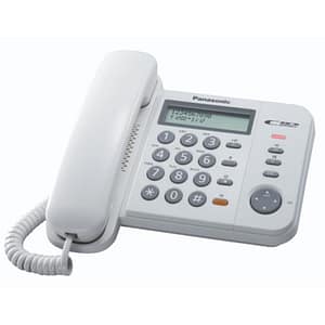 Panasonic kx-ts580ex1w telefono da tavolo bianco