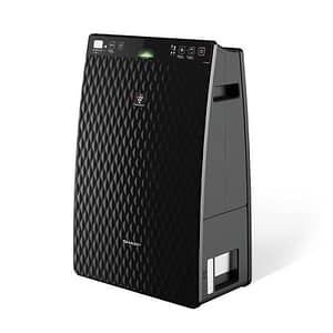 Sharp purificatore 27 w con funzione umidificatore ionizzatore filtro hepa nero
