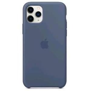Apple iphone 11 pro cover in silicone colore blu