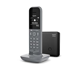 Gigaset cl 390a cordless dect con segreteria rubrica telefonica 150 numeri funzione baby monitor dark grey