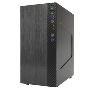 Itek smallcom-b case mini tower m-atx 2xusb3 2xusb2 grigio nero