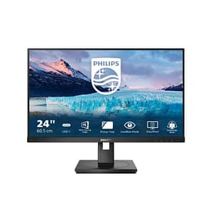 Philips 243s1/00 23.8 led ips full hd 16:9 75hz 4ms contrasto 1.000:1 hub usb hdmi displayport usb-c 65 docking altoparlanti incorporati nero