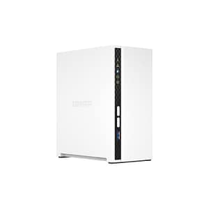Qnap ts-233 nas chassis tower arm 4c 2.0ghz ram 2gb-2 bay hdd/ssd 2.5/3.5-1xrj-45 white