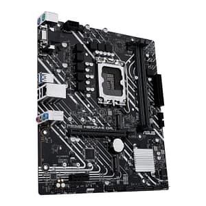 Asus prime h610m-e d4-csm scheda madre matx, intel h610, lga1700, ddr4, pci 4.0, realtek 1gb ethernet, realtek 7.1 surround, 2xm.2, 4xsata 6gb-s, usb 3.2 gen 1, armoury crate, nero