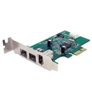 Startech pex1394b3lp scheda adattatore pci express firewire 2b 1a 1394 a basso profilo 3 porte