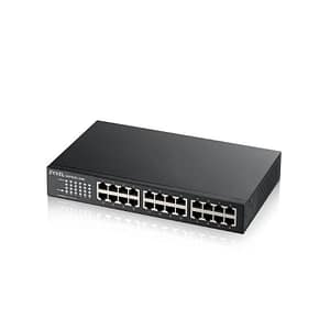 Zyxel gs1100-24e switch non gestito gigabit ethernet 10-100-1000 nero