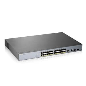 Zyxel gs1350-26hp-eu0101f switch di rete gestito l2 gigabit ethernet 10-100-1000 grigio supporto power over ethernet