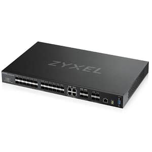 Zyxel switch 24 porte lan gigabit sfp + 4 porte gigabit dual+4 porte 10g sfp+ managed l3 rack
