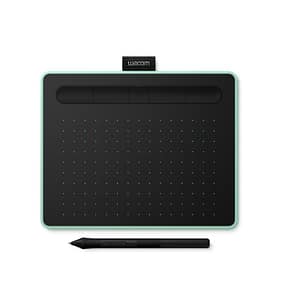 Wacom intuos tavoletta grafica 152x95mm 2540lpi interfaccia bluetooth/usb colore nero/verde
