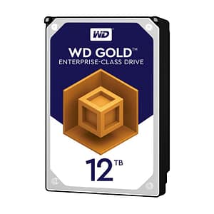 Western digital gold hdd interno 12tb 3.5 7.200rpm sata iii 256 mb cache