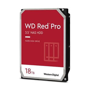 Western digital red pro nas hdd 18.000gb sata iii 3.5 buffer 512 mb 7.200rpm