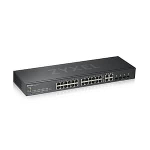 Zyxel gs1920-24v2 switch intelligente 24×10-100-1000 + 4 x combo gigabit sfp montabile su rack