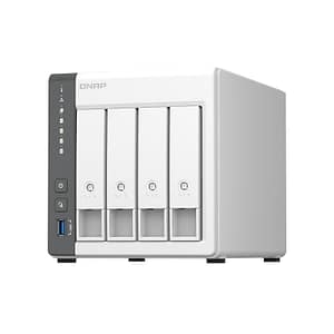 Qnap ts-433 nas chassis tower arm quad core 2ghz ram 4gb-4 bay hdd/ssd 2.5/3.5 white