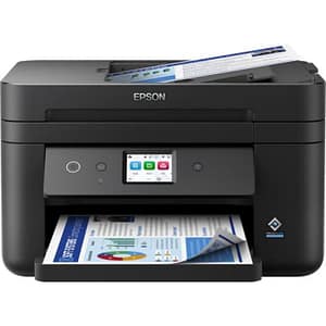 Epson workforce wf-2960dwf stampante multifunzione a4 a getto d`inchiostro (stampa fronte retro, scansione, copia, fax) display touch screen 6.1â? , adf, wifi, ethernet, stampa da mobile, airprint, nero