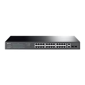 Tp-link tl-sg1428pe switch gestito gigabit 24 porte poe+ 10/100/1000mbps rj-45 poe+ e 2 slot sfp