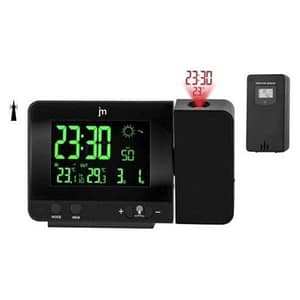 Jm jd-9714 radiosveglia con proiezione nero
