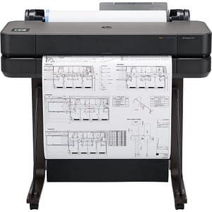 Hp designjet t630 stampante grandi formati 24 colore ink jet quadricromia wi-fi a1 fino a 0.5 min/pagina usb gigabit lan 2400 x 1200 dpi nero