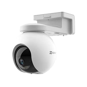 Ezviz ezhb8 telecamera di sicurezza ip 2k wifi motorizzata da esterno a batteria 4mp sensore pir lettore schede mmc bianco