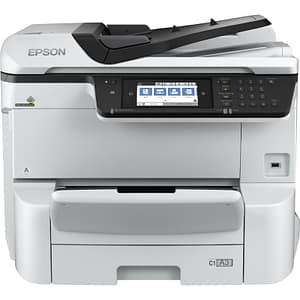 Epson workforce pro wf-c8690dwf stampante multifunzione ink-jet a colori a3 35ppm 4800×1200 dpi fax wi-fi italia nero/grigio