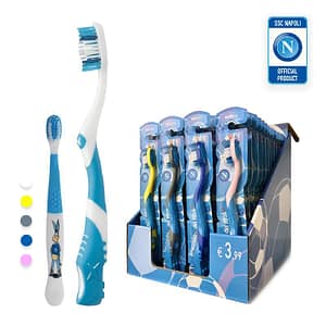 Nemesi napoli kst-k6na48 spazzolini da denti per adulto fantasia unica + bambino fantasie assortite fantasie assortite conf 48 pz.