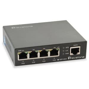 Levelone gep-0523 switch di rete gigabit ethernet 10-100-1000 nero supporto power over ethernet