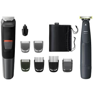 Philips multigroom series 5000 10 in 1 con 9 accessori
