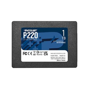 Patriot p220 ssd 1.000gb 2.5 sata iii read:550mb/write:500 mb/s