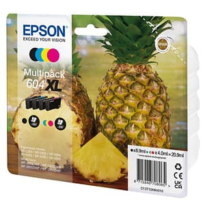 Epson 604xl cartuccia d`inchiostro 4 pezzi originale resa elevata nero-ciano-magenta-giallo