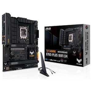 Asus tuf gaming b760-plus wifi d4 scheda madre intel (lga 1700) atx, 12+1 drmos, realtek 2.5gb ethernet, displayport, hdmi, usb 3.2 gen 2 type-c, aura sync
