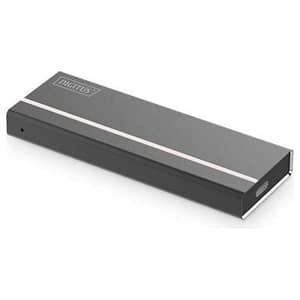 Digitus alloggiamento ssd esterno usb type-c 3.1 m.2 nvme senza attrezzi alloggiamento in alluminio key m o key b+m